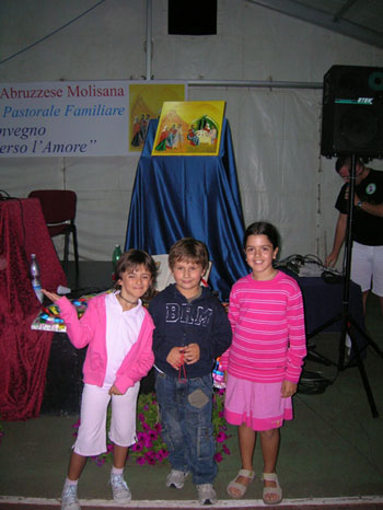 Da sinistra: Elisabetta,Giovanni,Camilla