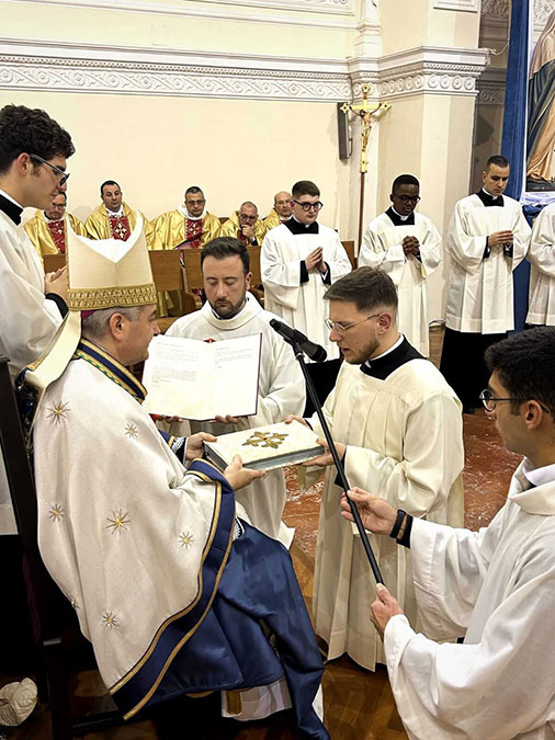 Il seminarista Gennaro Sallustio istituito Lettore