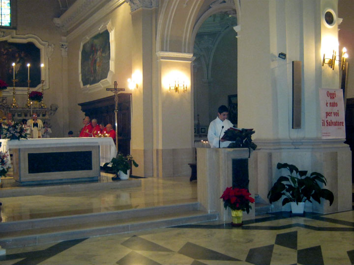 Natale 2011 - La Messa di mezzogiorno in Cattedrale