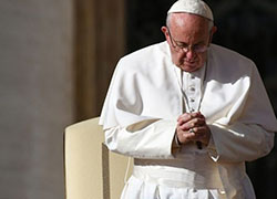 Con Papa Francesco in preghiera per la pace